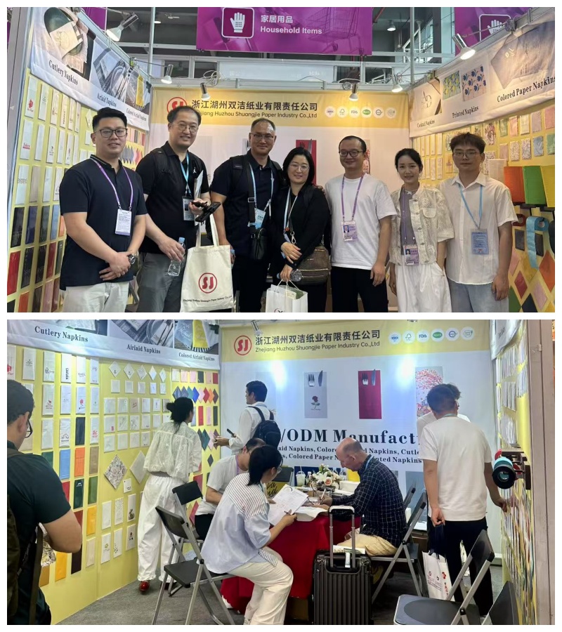 Shuangjie Paper è stata presentata alla 137a edizione della China Import and Export Commodity Fair e i prodotti in carta verde hanno attirato molta attenzione